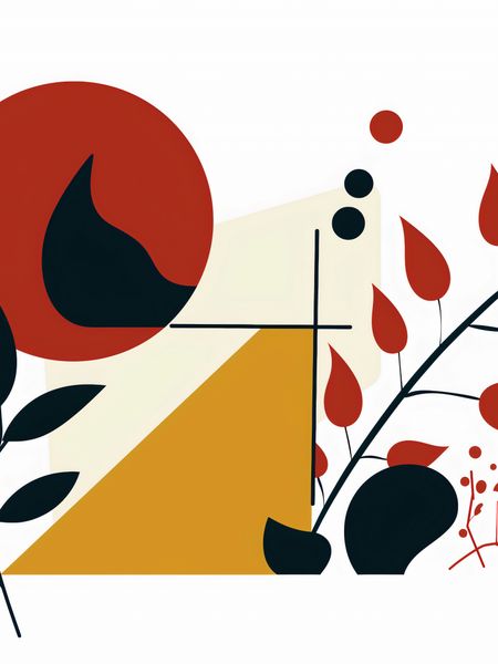 Plakat 60x80cm Ogień i Flora zdjęcie 1