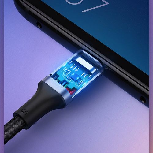 kabel przewód usb-c - usb-c power delivery quick charge 2m - szary na Arena.pl