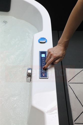 Wirujące dysze Wanna z hydromasażem BZX-675 prostokątna 170cmx850cmx60cm z na Arena.pl