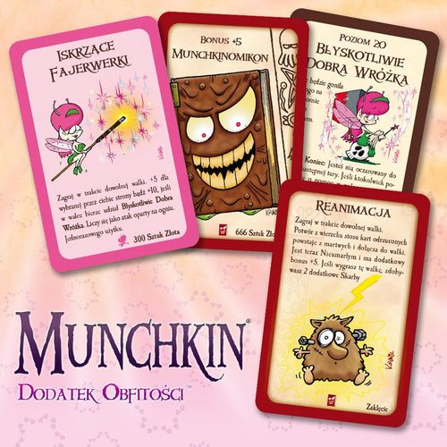 Munchkin: Dodatek obfitości na Arena.pl