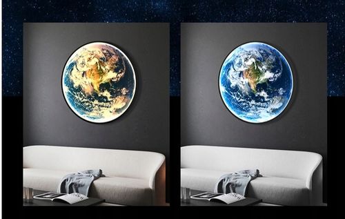 Plafon Lampa Led Ziemia 60 cm - Sun 3D - pilot na Arena.pl