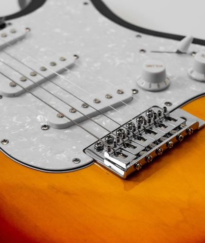 Gitara elektryczna Preston ST-10 VS Sunburst Combo 15W Pokrowiec ZESTAW na Arena.pl