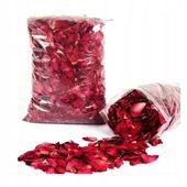 SUSZONE PŁATKI RÓŻ PRAWDZIWE DO DEKORACJI KĄPIELI RÓŻE KĄPIELOWE RÓŻY RÓŻA