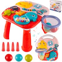 Stolik Edukacyjny Interaktywny Pianinko Ocean Panel Muzyczny 2w1