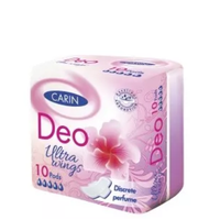 CARIN Podpaski higieniczne ULTRA WINGS DEO - 10szt