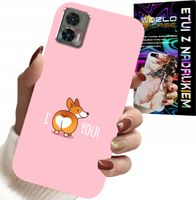 ETUI DO MOTOROLA EDGE 30 NEO - ŚMIESZNE WZORY I LOVE YOU PIESEK OBUDOWA