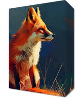 Obraz 20x30cm Spojrzenie Lisicy