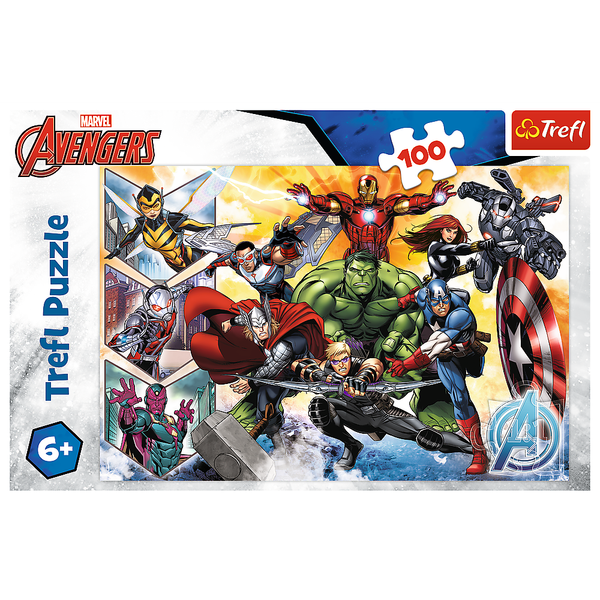 Puzzle - "100" - Siła Avengersów Trefl 16431 zdjęcie 3
