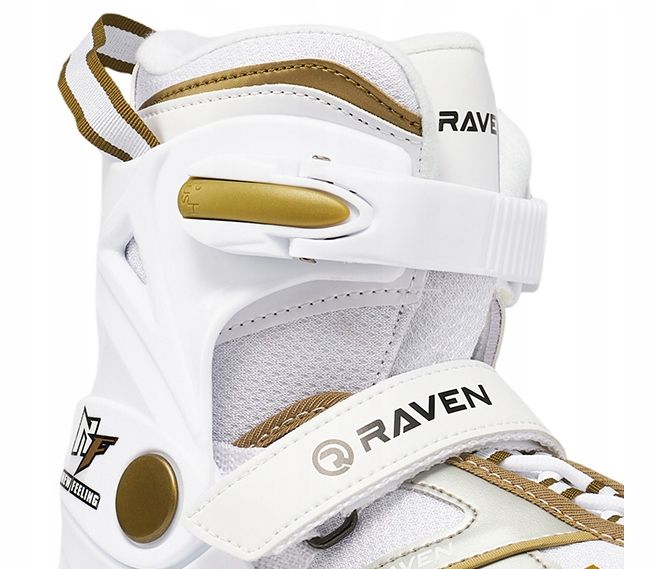 Rolki Regulowane RAVEN Pulse White/Gold 37-40 zdjęcie 10