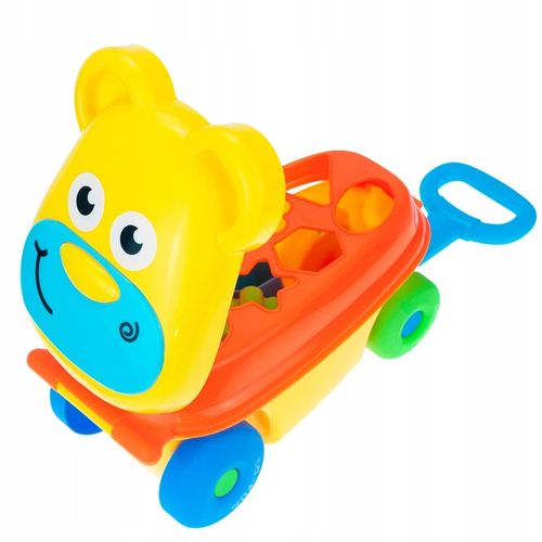 SORTER WALIZECZKA Z KLOCKAMI PCHACZ CIĄGNICZEK KLOCKI TYGRYS Z RĄCZKĄ na Arena.pl