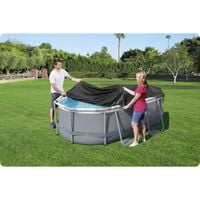 pokrywa do basenu stelażowego owalnego 300 x 200 x 84 cm bestway 58424