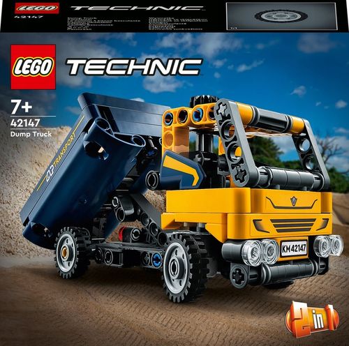 LEGO TECHNIC ZESTAW KLOCKI 2W1 WYWROTKA KOPARKA 42147 PREZENT DLA DZIECI na Arena.pl