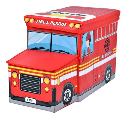 Pufa pojemnik wóz strażacki - czerwony na Arena.pl