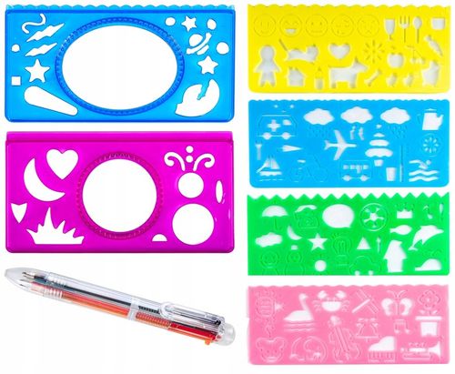 Spirograf Zestaw Do Rysowania 3D Dla Dzieci Szablony Gratis Kreatywna na Arena.pl