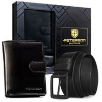 peterson zestaw portfel+pasek ptn n4l-125-wk-bw