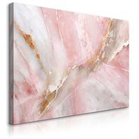 Obraz Do Salonu Różowy Marmur Abstrakcja Imitacja Kamienia 30cm x 20cm