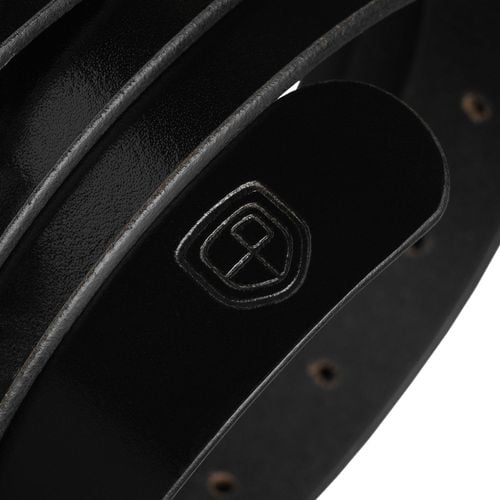 czarny pasek damski ze skóry naturalnej  - peterson 105 na Arena.pl