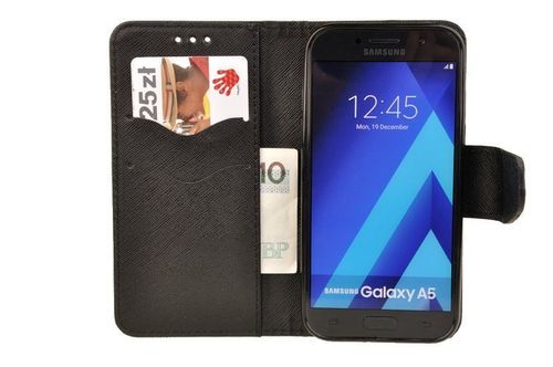 Etui portfel Fancy Case do Samsung Galaxy A5 2017 czarny na Arena.pl