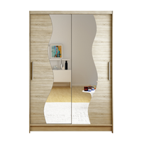 Szafa przesuwna Miami S z lustrem 120cm - pojemna garderoba - SONOMA
