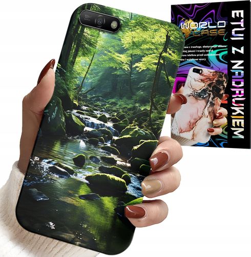 ETUI DO HUAWEI Y6 2018 - LAS RZEKA STRUMIEŃ PRZYRODA WIDOKI na Arena.pl