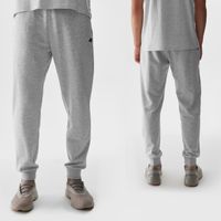 Spodnie Męskie 4F Dresowe Sportowe Szare Luźne Wygodne Bawełna Joggery XL