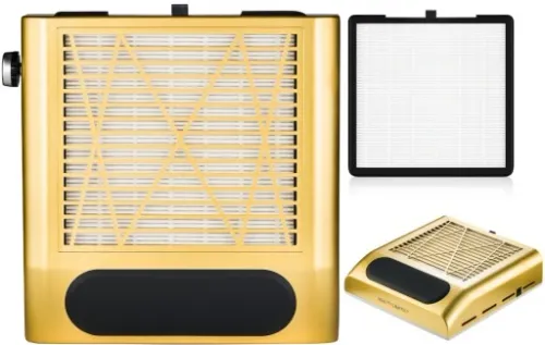 Pochłaniacz pyłu do frezarki Złoty HEPA DUŻA MOC Beauty Limited 80W na Arena.pl