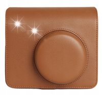 Futerał Etui Pokrowiec Case Osłona do Fuji Fujifilm Instax Wide 400 Brązowy