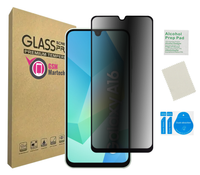 Szkło prywatyzujące do SAMSUNG GALAXY A16 5G / A26 5G na ekran czarna ramka