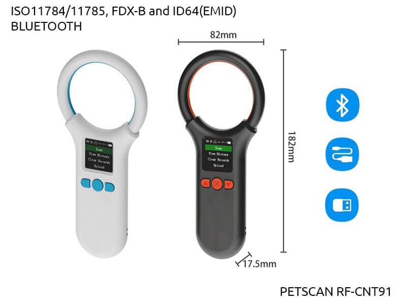 Czytnik do identyfikacji  zwierząt PetScan RF-CNT91-CZARNY zdjęcie 5
