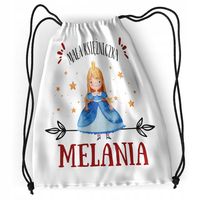 Plecak Sportowy Szkolny Dla Melanii Córki Dziecka Z Nadrukiem Ze Zdjęciem