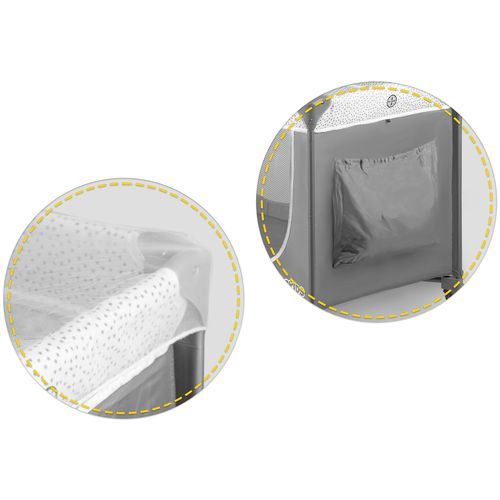 Łóżeczko turystyczne 125x65x78cm RK-241 szare na Arena.pl