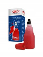 Tusz do pieczątek stempli COLOP 25ml - czerwony red червоний -WYSOKA JAKOŚĆ