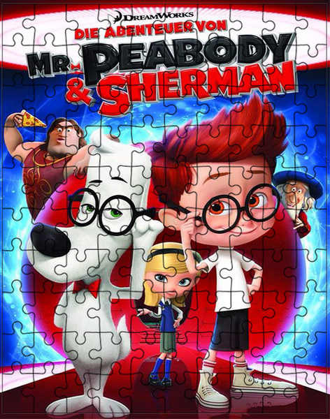 Puzzle Pan Peabody i Sherman zdjęcie 1