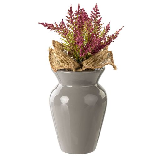 Wazon Ceramiczny Baryłka  Szary flakon na Arena.pl