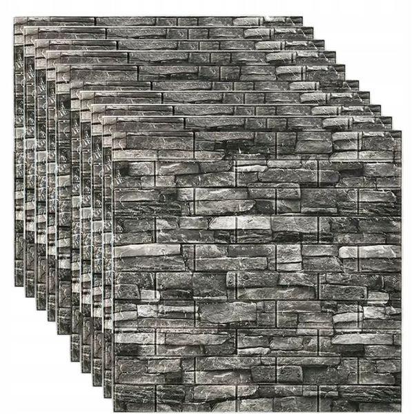 SAMOPRZYLEPNE PANELE ŚCIENNE tapeta wodoodporne PANEL ŚCIENNY 3D zdjęcie 1