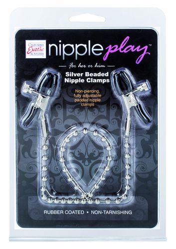 Silver Beaded Nipple Clamps Metal na Arena.pl