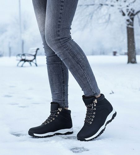 BUTY ZIMOWE DAMSKIE SPORTOWE OCIEPLANE ŚNIEGOWCE P3 na Arena.pl