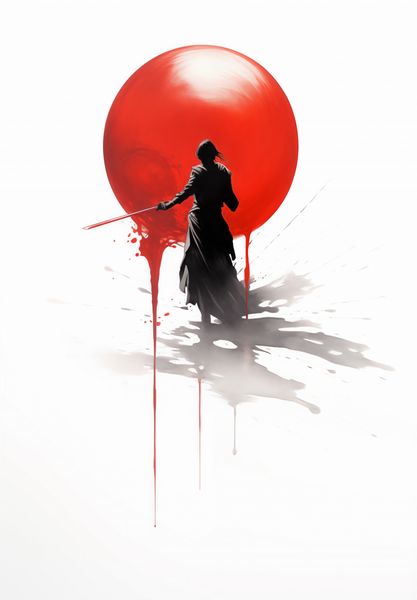 Plakat 68x98cm Samotny Samuraj zdjęcie 1