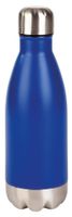 Butelka stalowa PARKY, niebieski, srebrny