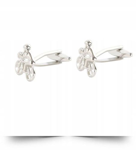 Spinki do mankietów wzór KOLARZ na Arena.pl