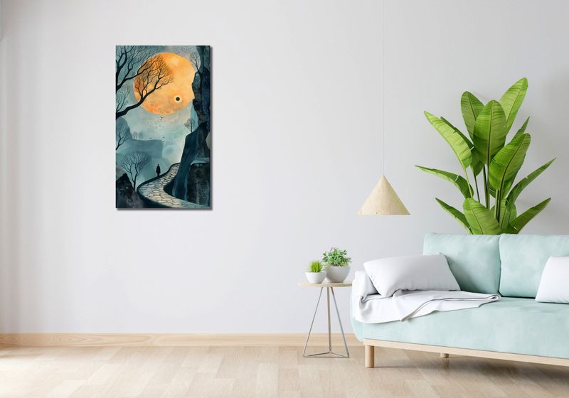 Obraz 50x90cm Tajemnica Drogi bez Celu zdjęcie 2