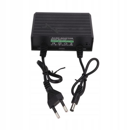 Zasilacz 12 V 2 A Zewnętrzny Wodoodporny Ochrona na Arena.pl