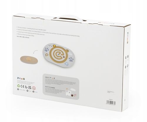 Viga PolarB Balansujący labirynt Miś Kulki Gra Pastelowy Deska Równowaga na Arena.pl