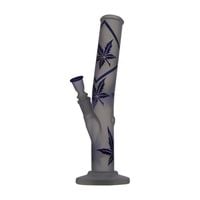 bongo szklane blue leaf 26cm 14,5mm
