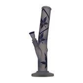 bongo szklane blue leaf 26cm 14,5mm