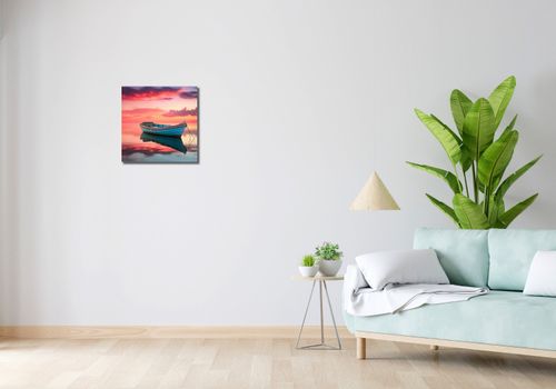 Obraz 40x40cm Spokój przed Połowem na Arena.pl