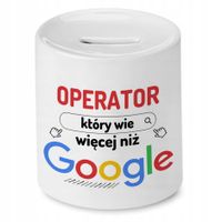 Skarbonka Dla Operatora Na Urodziny Na Prezent Z Nadrukiem Ze Zdjęciem