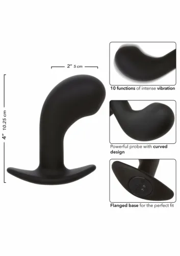 calexotics rock bottom curved probe silikonowy model z 10 trybami na Arena.pl