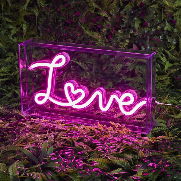 Lampa LED Love akrylowa zdjęcie 2