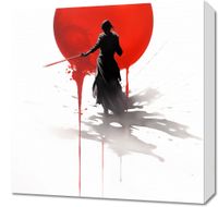 Obraz 50x50cm Samotny Samuraj